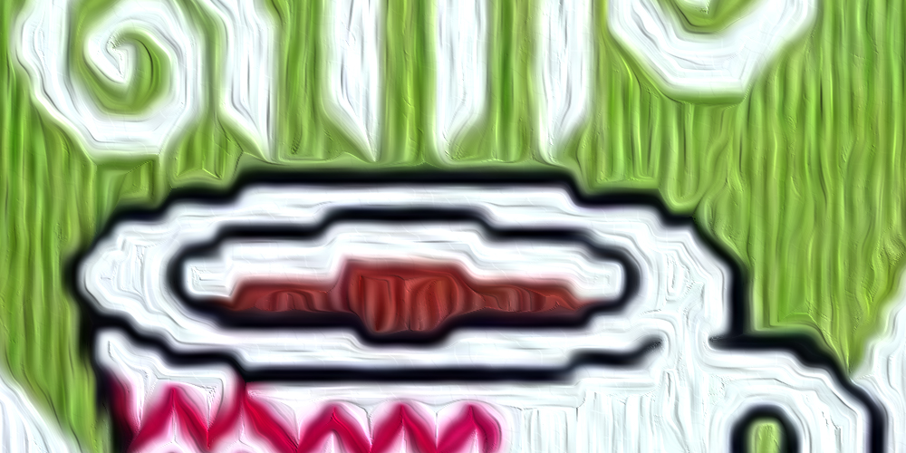 Painted effect on coffee cup