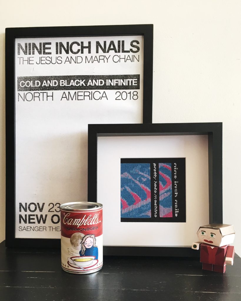 Pretty Hate Machine Cross Stitch