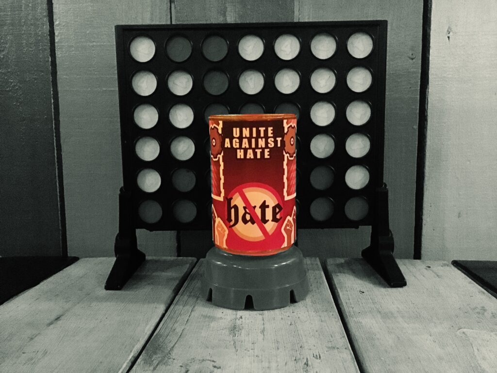 Unite Against Hate art drop at Fry and Pie New Orleans